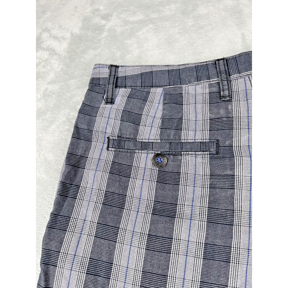 Vans Mens Plaid Casual Shorts Gray Black Skate Chino Size 32 - Picture 8 of 8